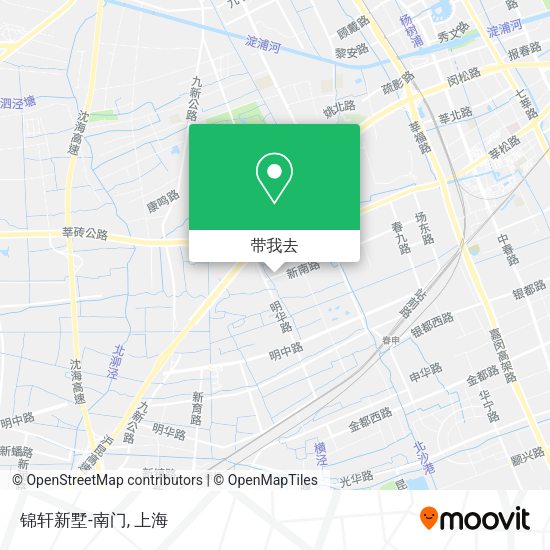 锦轩新墅-南门地图