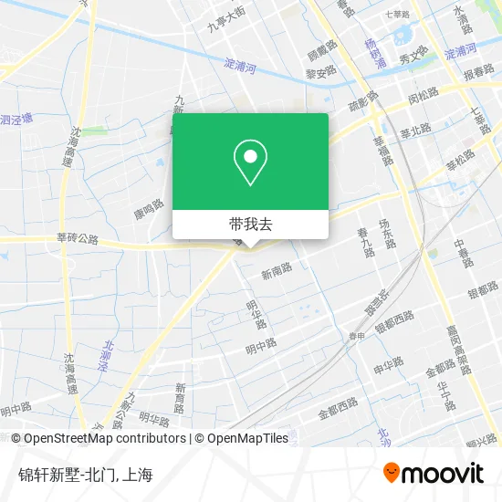 锦轩新墅-北门地图