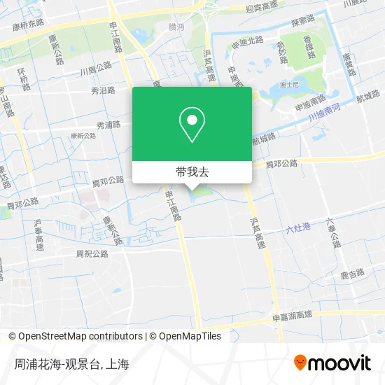 周浦花海-观景台地图