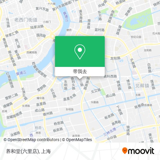 养和堂(六里店)地图