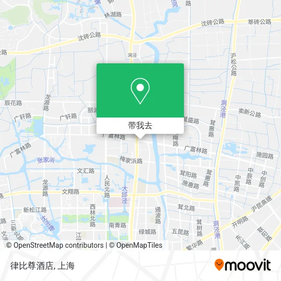 律比尊酒店地图