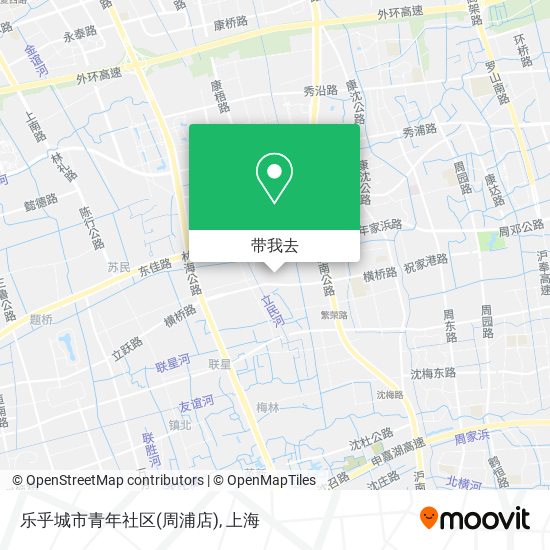 乐乎城市青年社区(周浦店)地图