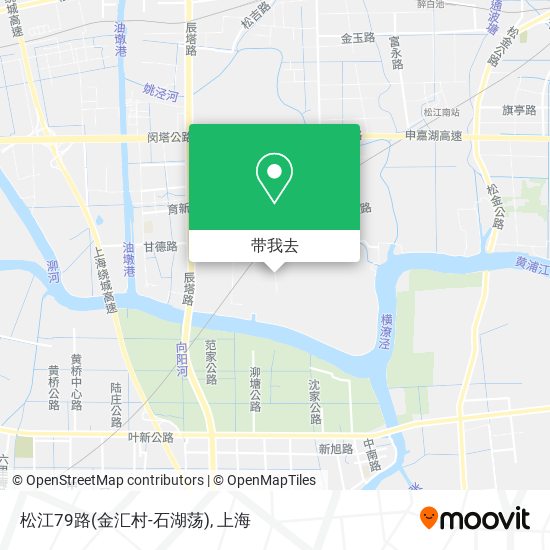 松江79路(金汇村-石湖荡)地图