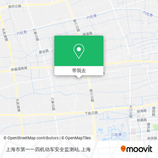 上海市第一一四机动车安全监测站地图