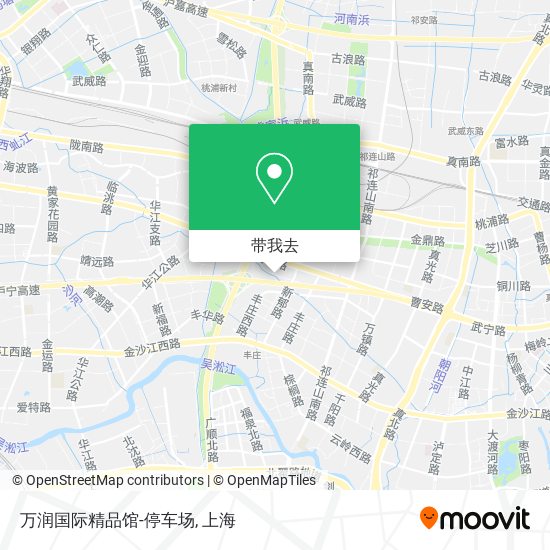 万润国际精品馆-停车场地图