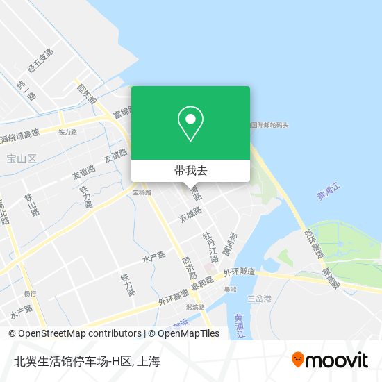 北翼生活馆停车场-H区地图