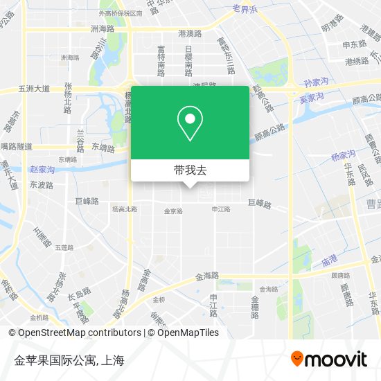 金苹果国际公寓地图