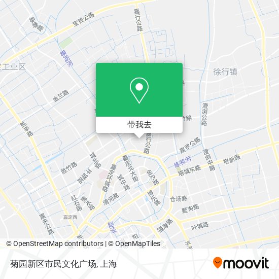 菊园新区市民文化广场地图