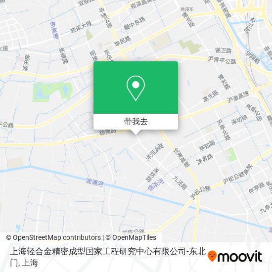 上海轻合金精密成型国家工程研究中心有限公司-东北门地图