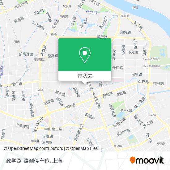 政学路-路侧停车位地图