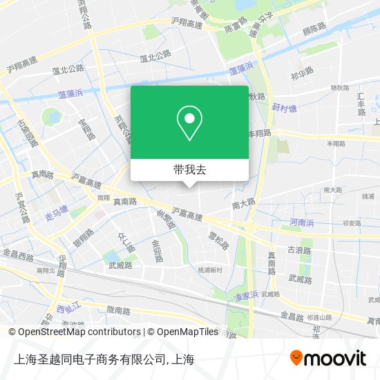 上海圣越同电子商务有限公司地图