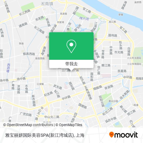 雅宝丽妍国际美容SPA(新江湾城店)地图