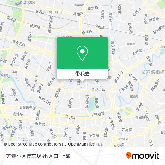 芝巷小区停车场-出入口地图