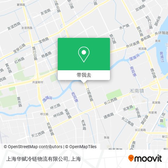 上海华赋冷链物流有限公司地图