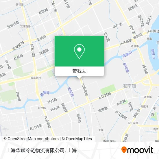 上海华赋冷链物流有限公司地图