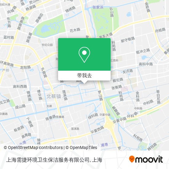 上海需捷环境卫生保洁服务有限公司地图