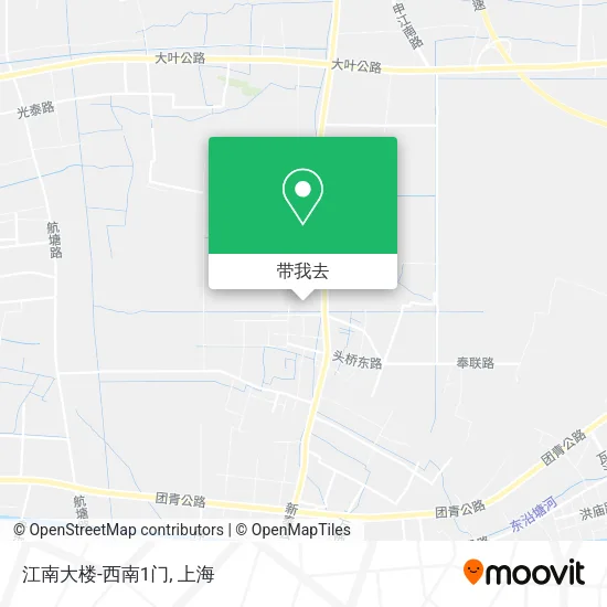 江南大楼-西南1门地图