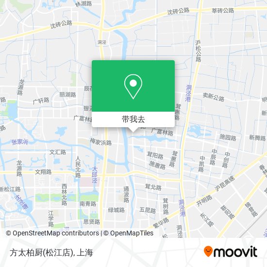 方太柏厨(松江店)地图