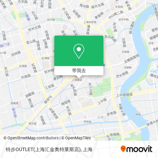特步OUTLET(上海汇金奥特莱斯店)地图