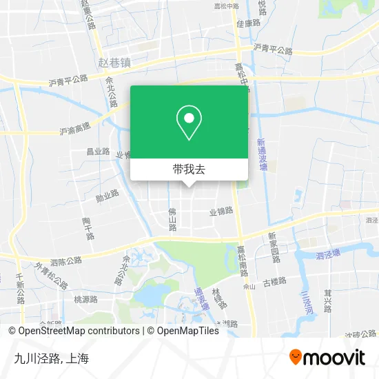 九川泾路地图