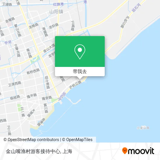 金山嘴渔村游客接待中心地图
