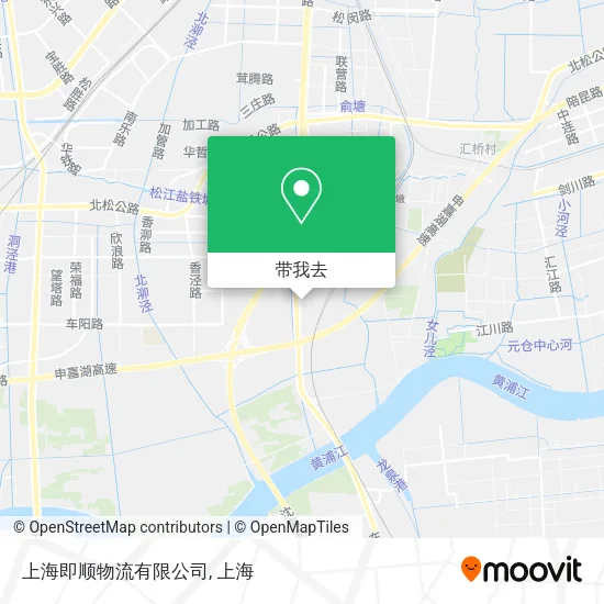 上海即顺物流有限公司地图