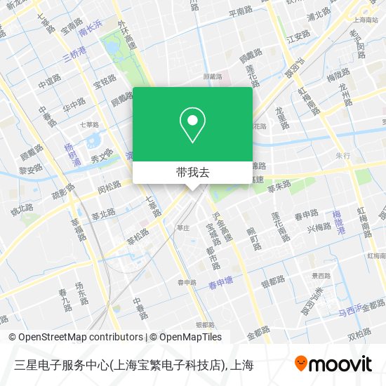三星电子服务中心(上海宝繁电子科技店)地图