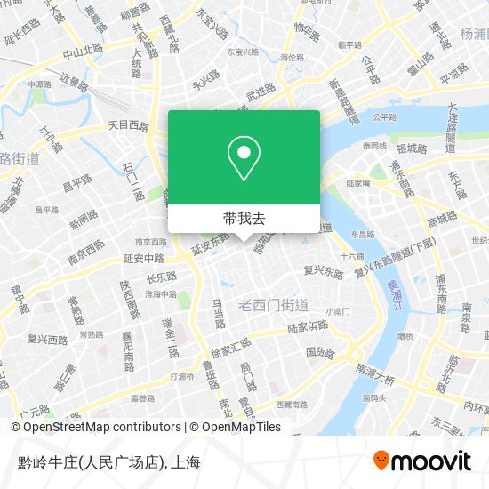 黔岭牛庄(人民广场店)地图