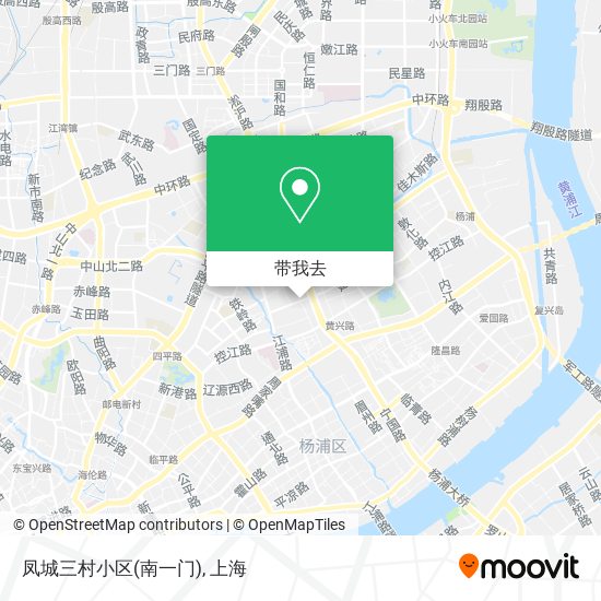 凤城三村小区(南一门)地图