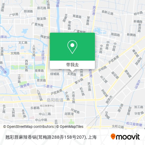 翘彩唇麻辣香锅(茸梅路288弄158号207)地图