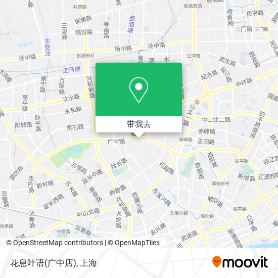 花息叶语(广中店)地图