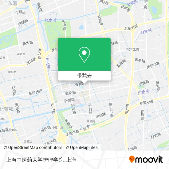 上海中医药大学护理学院地图