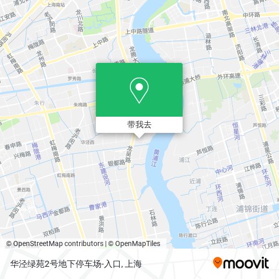 华泾绿苑2号地下停车场-入口地图