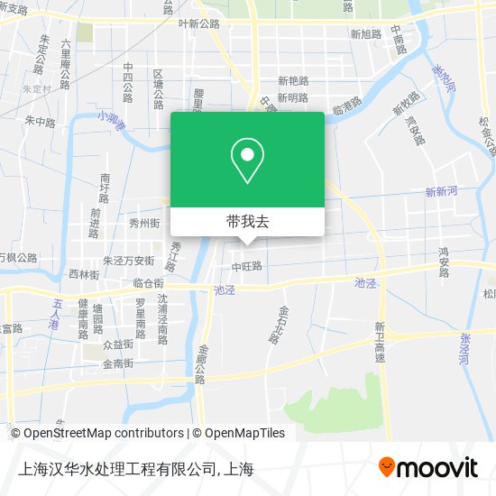 上海汉华水处理工程有限公司地图