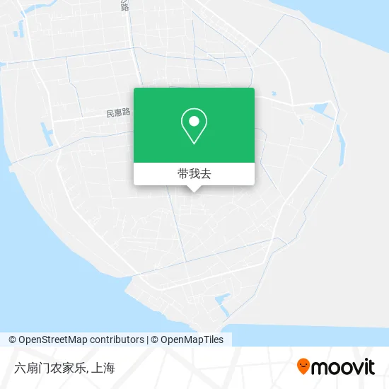 六扇门农家乐地图