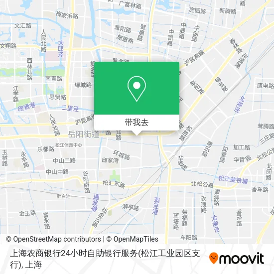 上海农商银行24小时自助银行服务(松江工业园区支行)地图