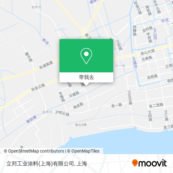 立邦工业涂料(上海)有限公司地图
