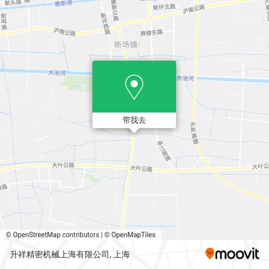 升祥精密机械上海有限公司地图