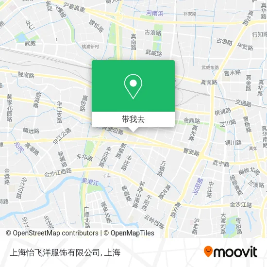 上海怡飞洋服饰有限公司地图