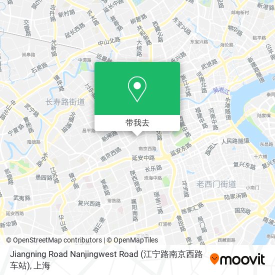 Jiangning Road Nanjingwest Road (江宁路南京西路车站)地图