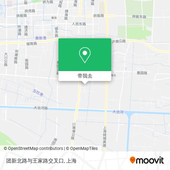 团新北路与王家路交叉口地图