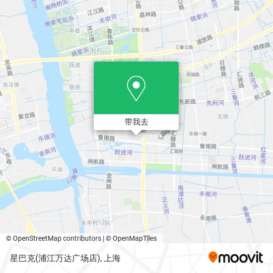 星巴克(浦江万达广场店)地图