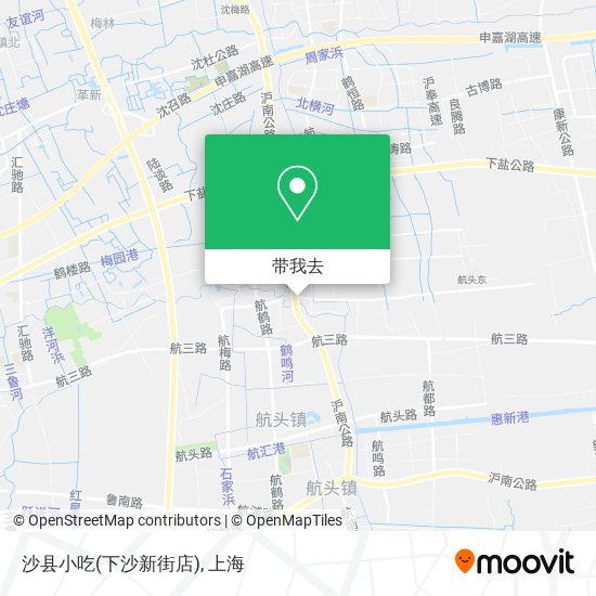沙县小吃(下沙新街店)地图