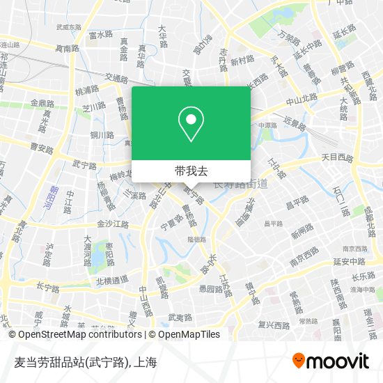 麦当劳甜品站(武宁路)地图