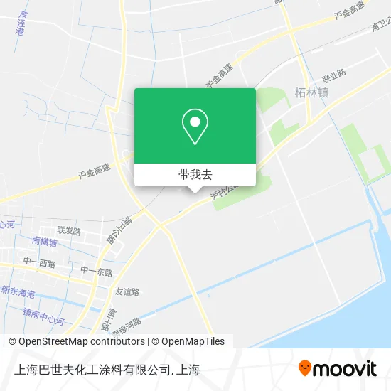 上海巴世夫化工涂料有限公司地图