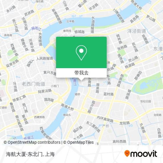 海航大厦-东北门地图
