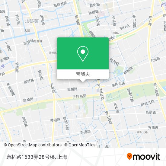 康桥路1633弄28号楼地图