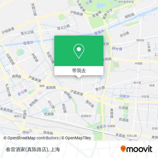 春雷酒家(真陈路店)地图