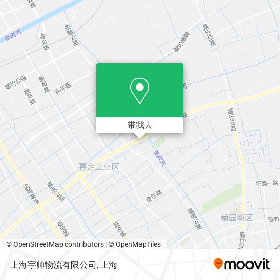 上海宇帅物流有限公司地图