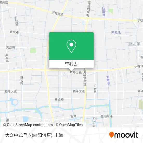 大众中式早点(向阳河店)地图